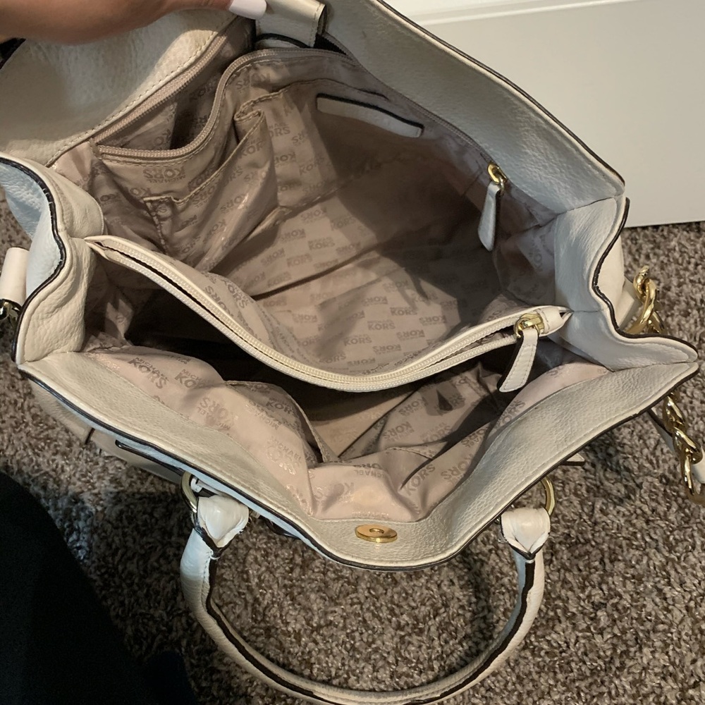 White Michael Kors purse